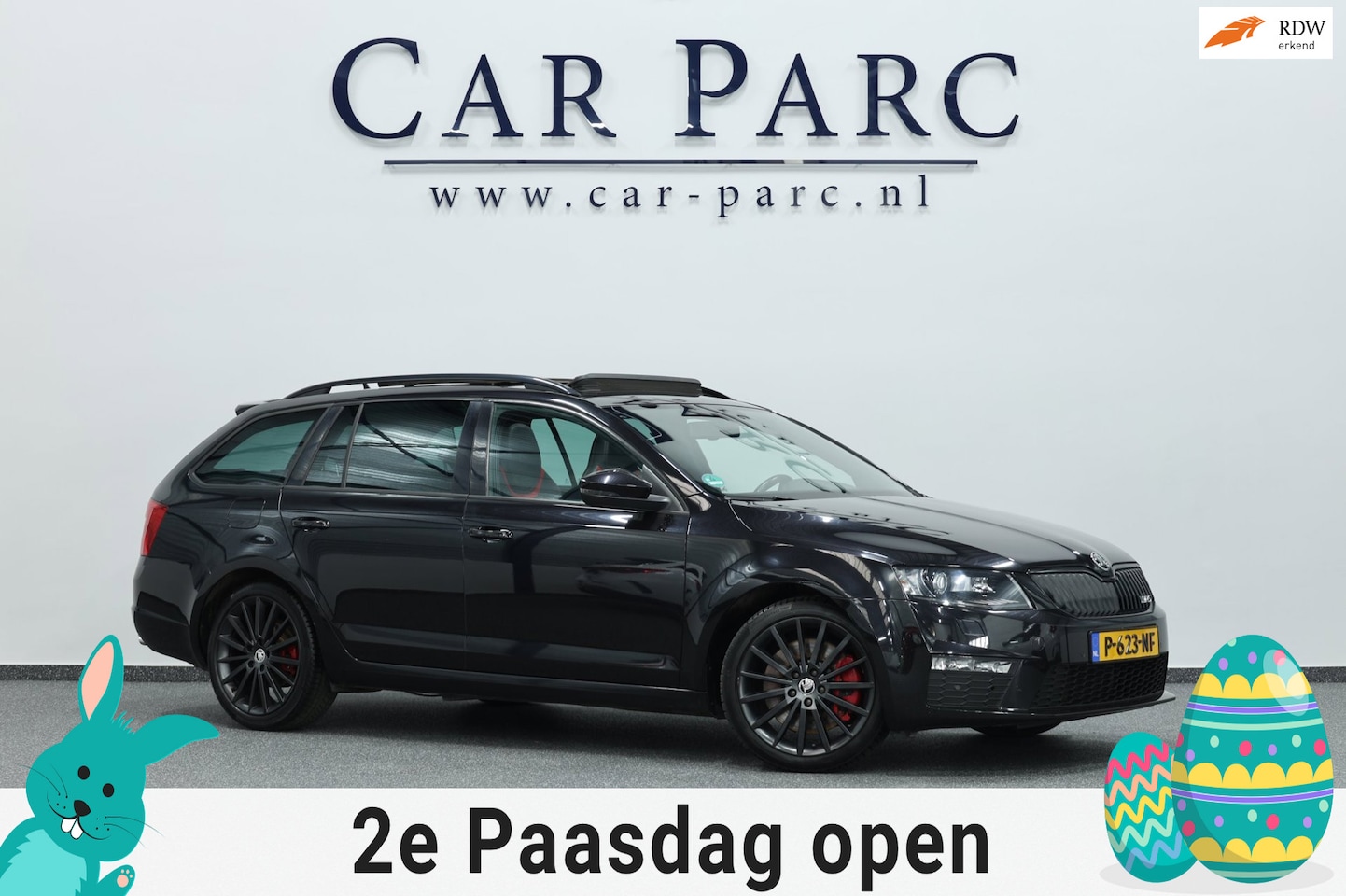 Skoda Octavia Combi - 2.0 TSI RS 220+PK BTW/LED/PANO/HALF LEDER+S.VERWARMING/LMV/CAM/CRUISE/ECC/12 MND GARANTIE! - AutoWereld.nl