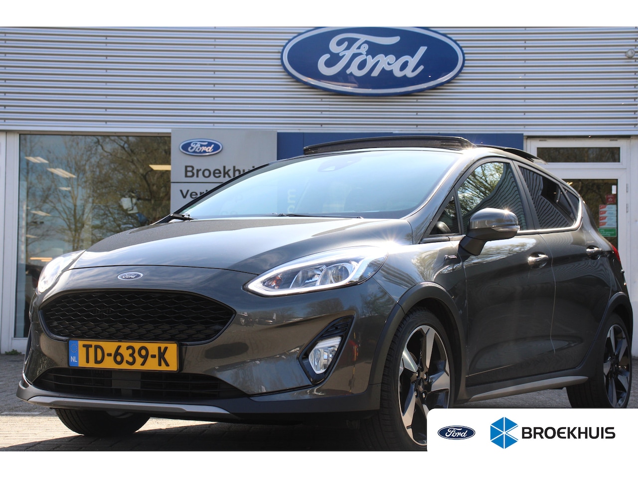 Ford Fiesta - 1.0EB Active | UNIEK! | AUTOMAAT! | NL-AUTO! | 1E EIGENAAR! | PANODAK | ADAPTIVE CRUISE | - AutoWereld.nl