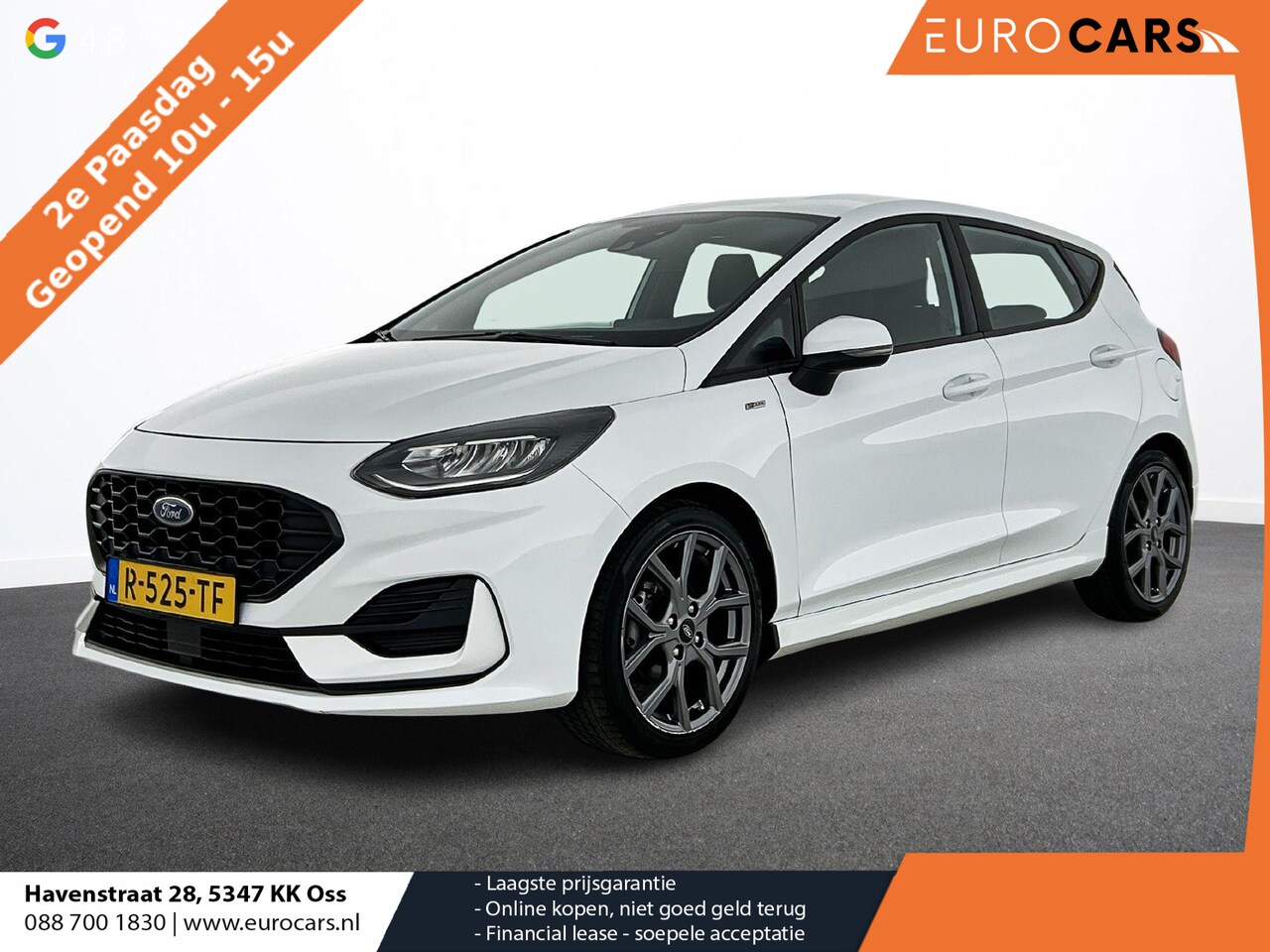 Ford Fiesta - 1.0 EcoBoost Hybrid ST-Line | Navigatie | Apple Carplay/Android Auto | Parkeersensoren ach - AutoWereld.nl