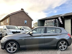BMW 1-serie - 118i 136pk 6-bak Cent Sportline 5drs - schuifdak - nap - leer - navi - stoelverw - licht +