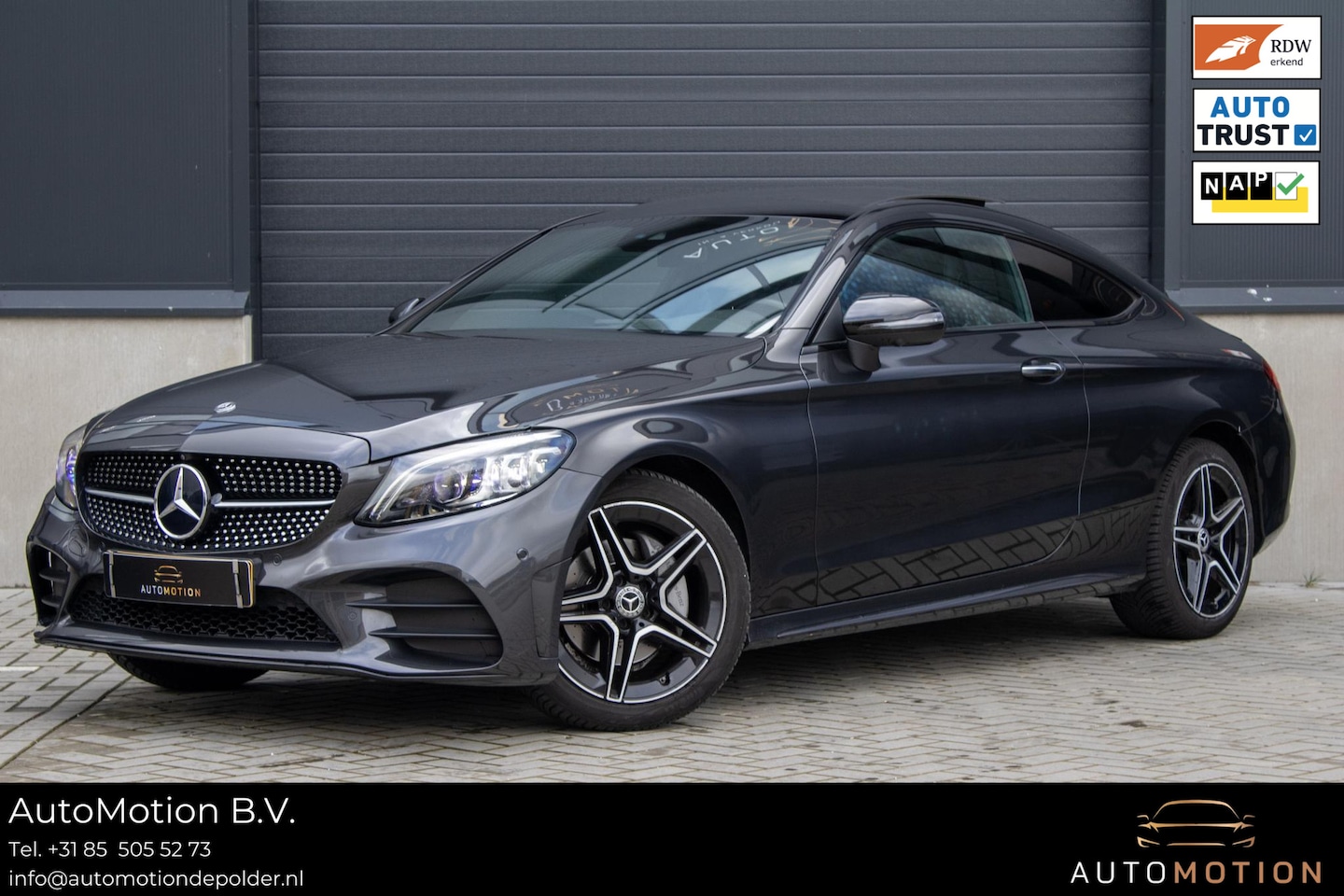 Mercedes-Benz C-klasse Coupé - 180 Premium Plus Pack PANO 360 Camera AMG - AutoWereld.nl