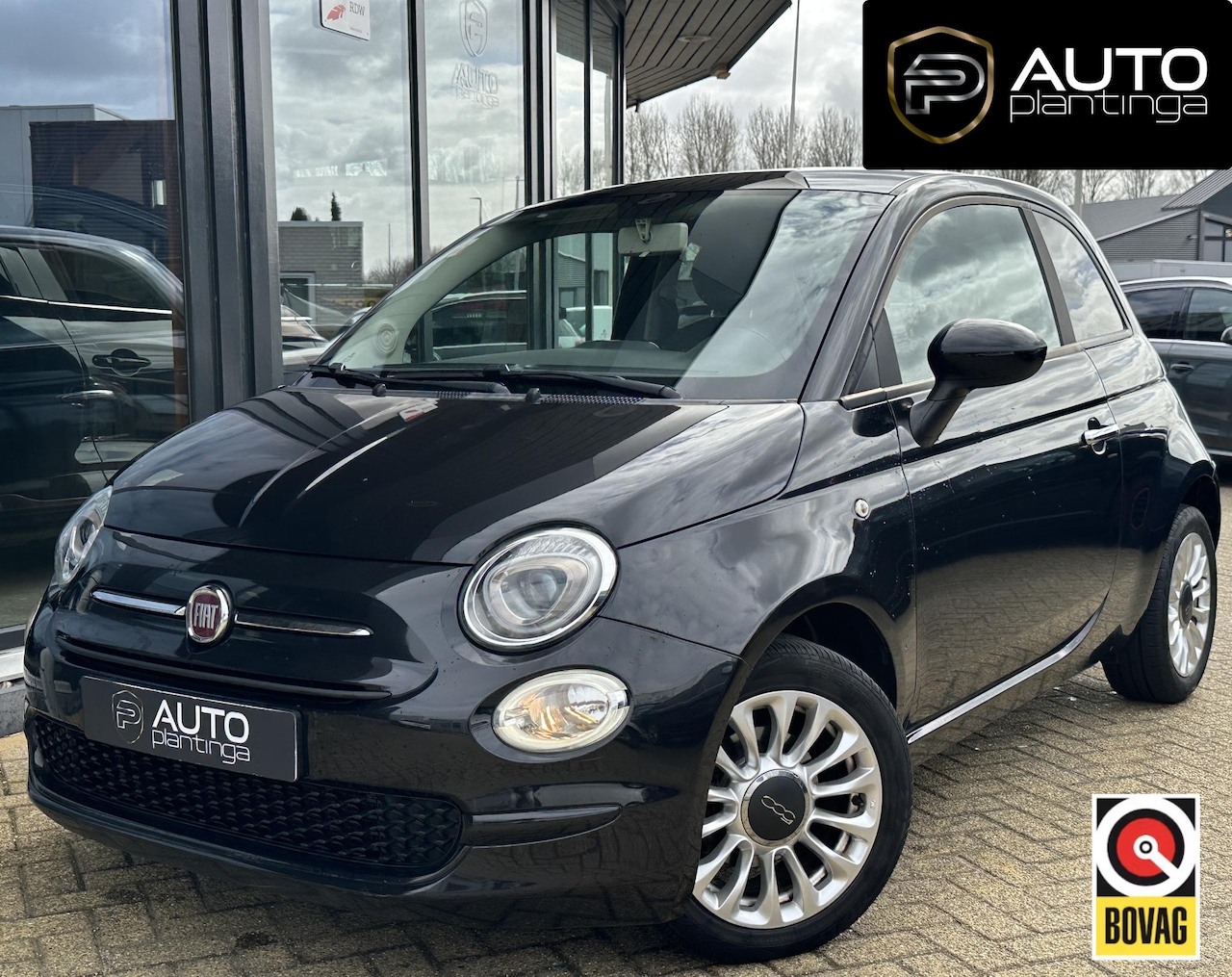 Fiat 500 - 0.9 TwinAir Turbo Popstar | Airco | Lichtmetalen Velgen | Privacy Glass | 2 Sleutels | - AutoWereld.nl