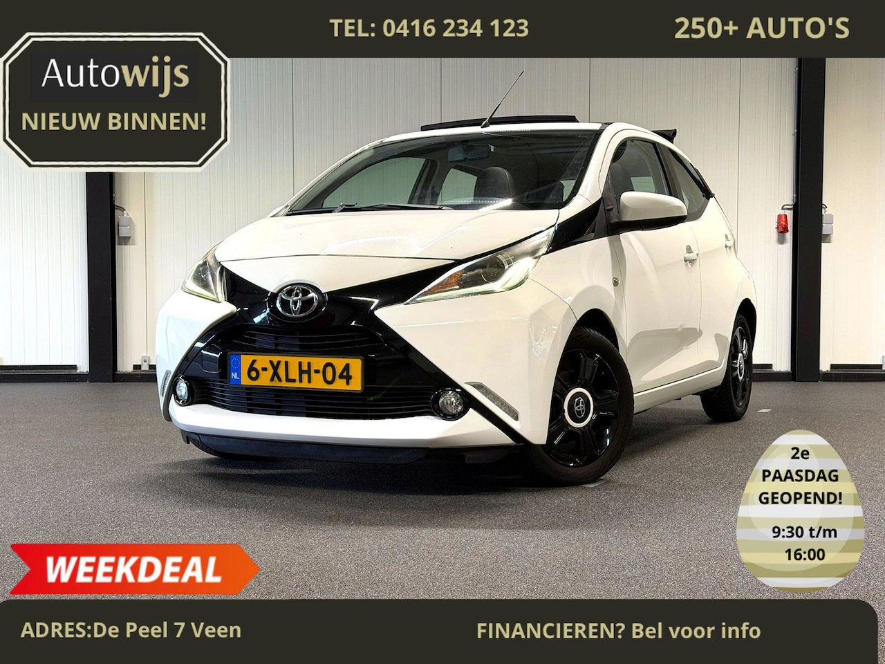 Toyota Aygo - 1.0 VVT-i x-wave|CABRIO|XENON|LM-VELG|CRUISE|DEALER ONDERHOUDEN - AutoWereld.nl