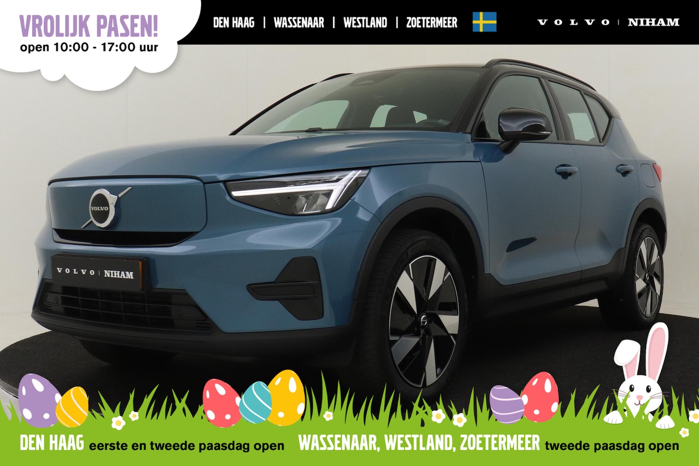Volvo XC40 - SINGLE MOTOR EXTENDED RANGE PLUS 82 kWh -CAMERA|WARMTEPOMP|ADAP.CRUISE|BLIS|KEY-LESS|TREKH - AutoWereld.nl