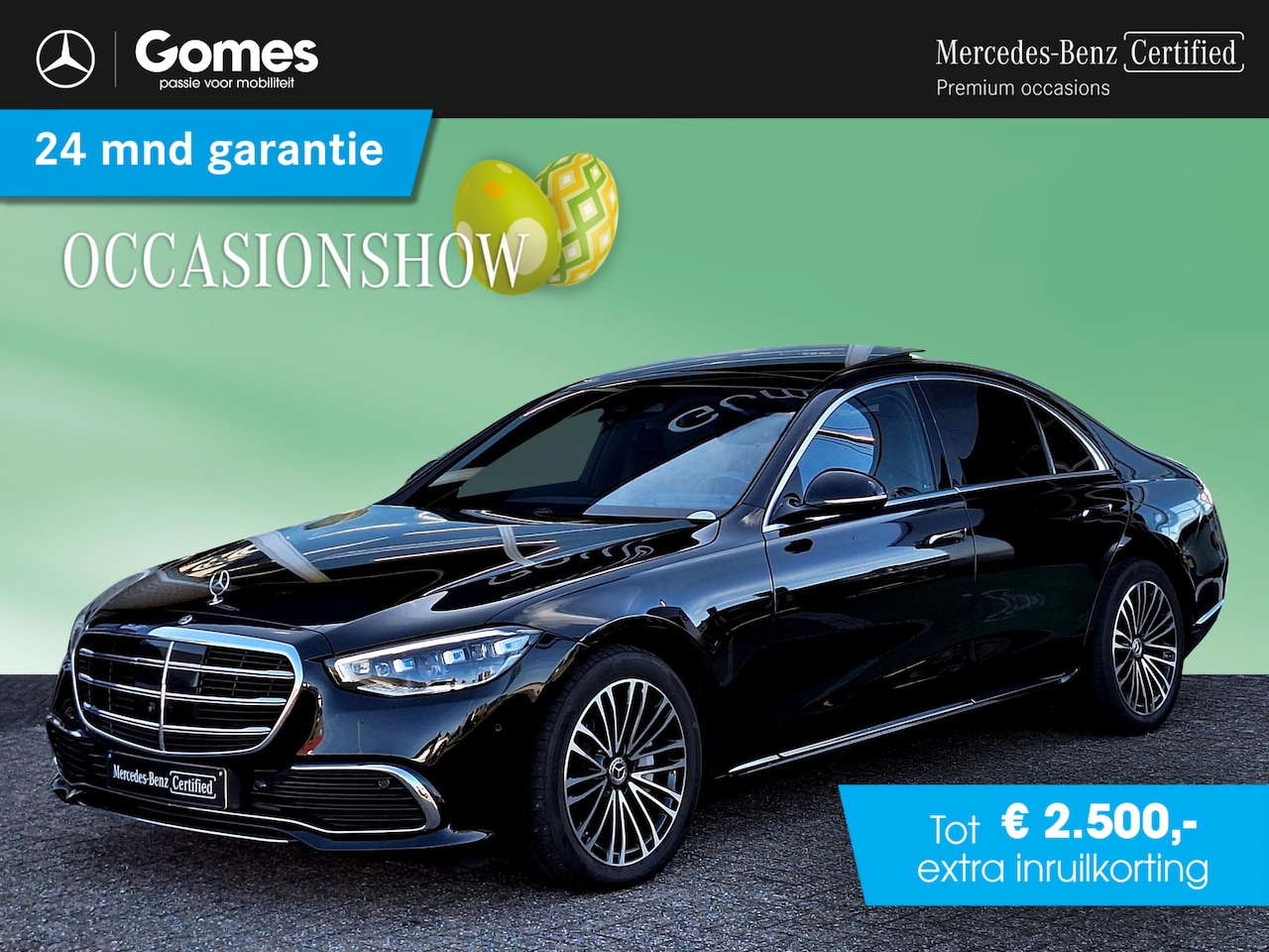 Mercedes-Benz S-klasse - 450 4MATIC | Panoramadak | Trekhaak | Burmester 3D | Rijassistentiepakket | Massage | Memo - AutoWereld.nl