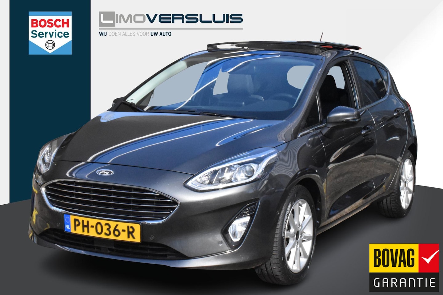Ford Fiesta - 1.0 EcoBoost Titanium First Edition Pack | Schuifdak | B&O | Camera | Navigatie | Adaptiev - AutoWereld.nl
