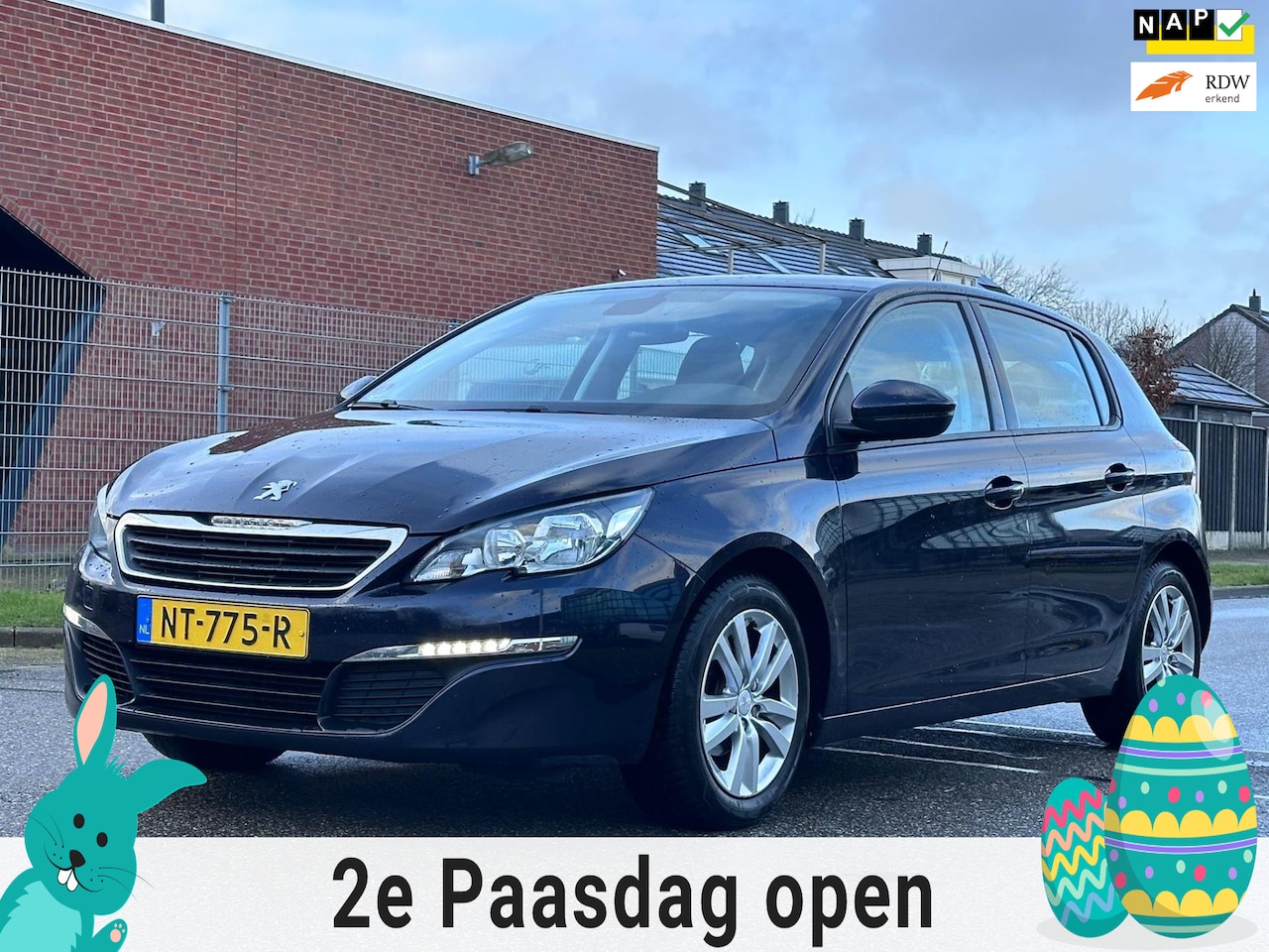 Peugeot 308 - 1.2 PureTech Active Navigatie*Cruise*Dealer onderhouden*Clima*NAP*LM velgen*Parkeersensore - AutoWereld.nl