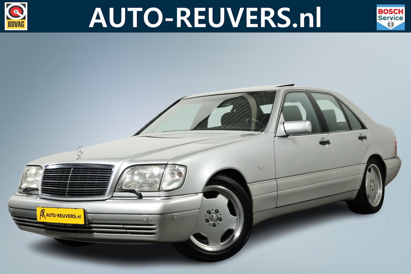 Mercedes-Benz S-klasse - 500 V8 AMG Line 18" LMV / Xenon / Glazen Open Schuifdak / Clima / Leder - AutoWereld.nl