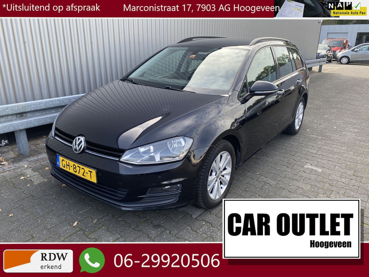Volkswagen Golf Variant - 1.4 TSI Comfortline Clima, Navi, CC, PDC, LM, Trekh, – Inruil Mogelijk – - AutoWereld.nl