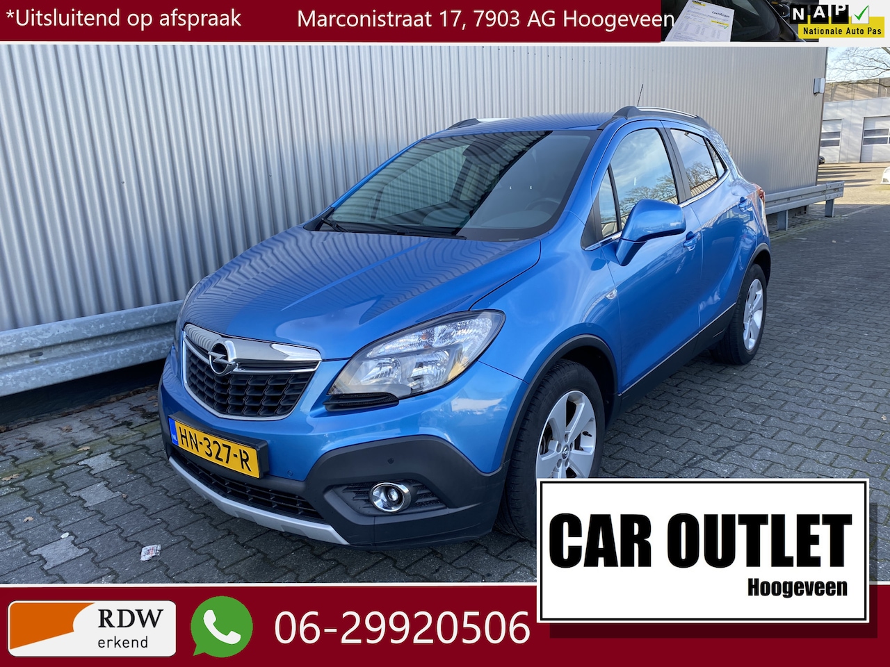 Opel Mokka - 1.4 T Cosmo Clima, Navi, DAB+, Stuurvw, Stoelvw, CC, PDC & Cam.LM, Trekh, – Inruil Mogelij - AutoWereld.nl