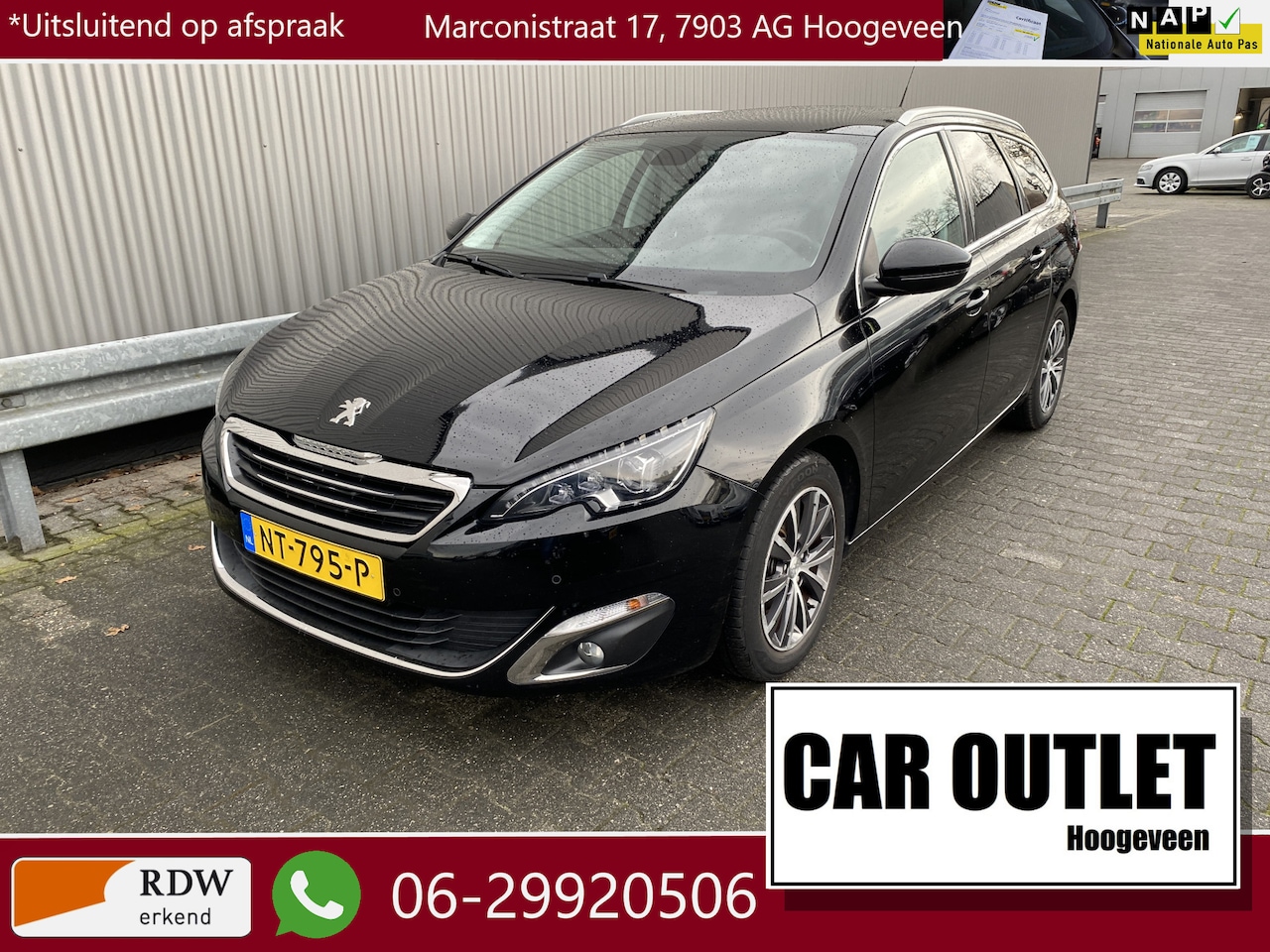 Peugeot 308 SW - 1.2 PureTech Allure Clima, Pano, CC, Navi, PDC & Cam. LED-dagrij, Bluetooth, LM, – Inruil - AutoWereld.nl