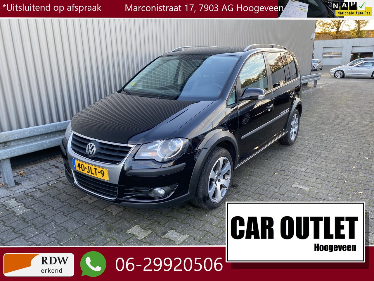 Volkswagen Touran Cross - 1.4 TSI Clima, CC, PDC, LM, Trekh, nw. APK – Inruil Mogelijk – - AutoWereld.nl