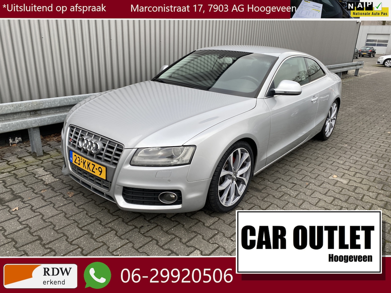 Audi A5 Coupé - 2.0 TFSI Pro Line Leer, Clima, Stoelvw, CC, PDC, LED-dagrij, LM, nw. APK – Inruil Mogelijk - AutoWereld.nl