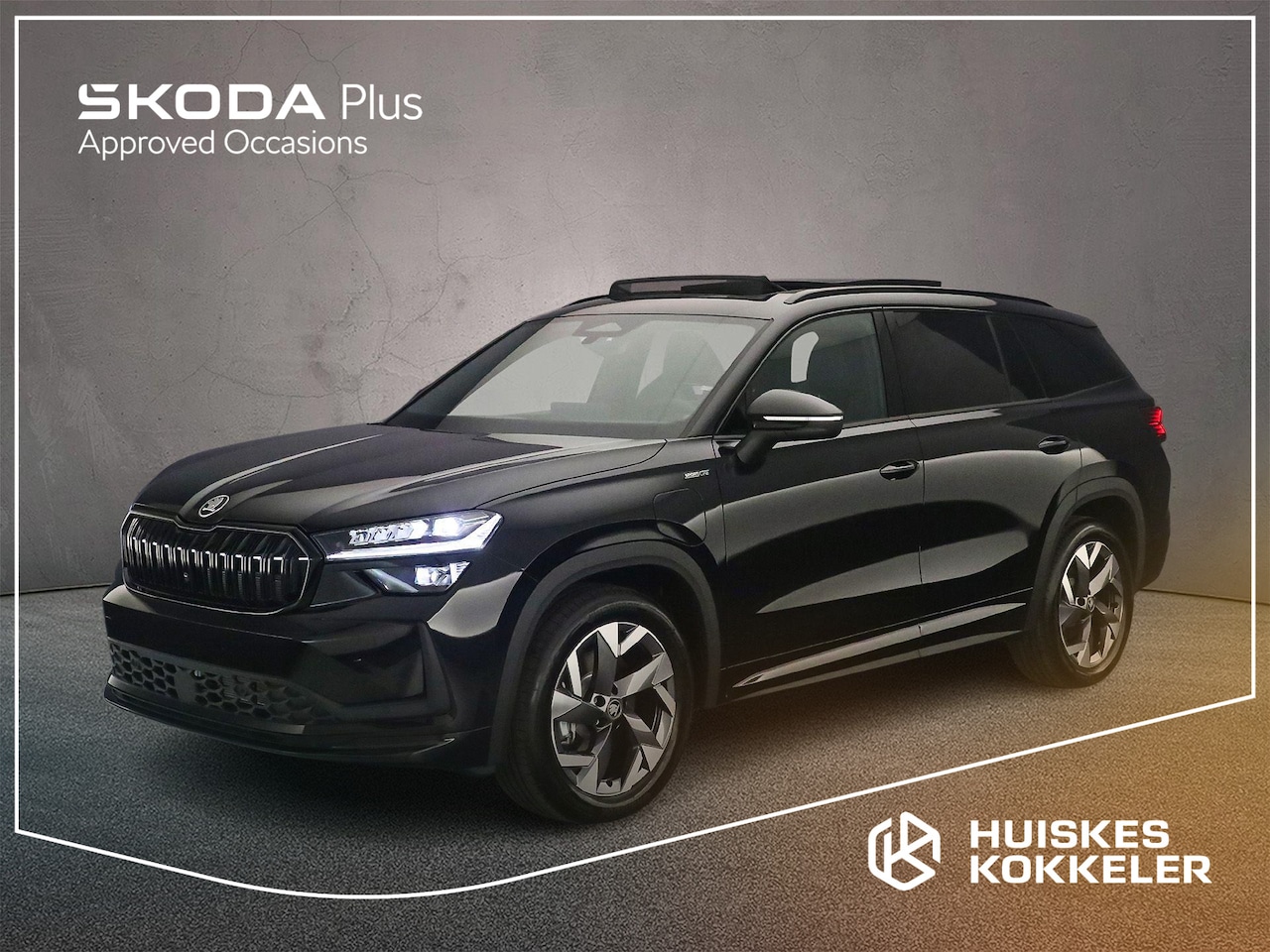 Skoda Kodiaq - Sportline Business 1.5 TSI PHEV 204pk DSG Automaat Trekhaak, Panoramadak, Elektrische acht - AutoWereld.nl