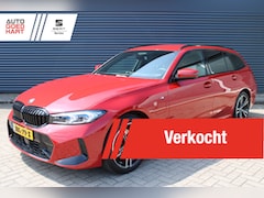 BMW 3-serie Touring - 330e M-Sport Melbourne-Red Metallic Adaptive-Led Head-Up Harman-Kardon 360-Carmera Leer El