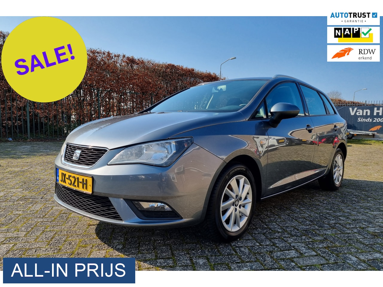 SEAT Ibiza ST - 1.2 TSI Style ✅NIEUWE APK! ✅TREKHAAK - AutoWereld.nl