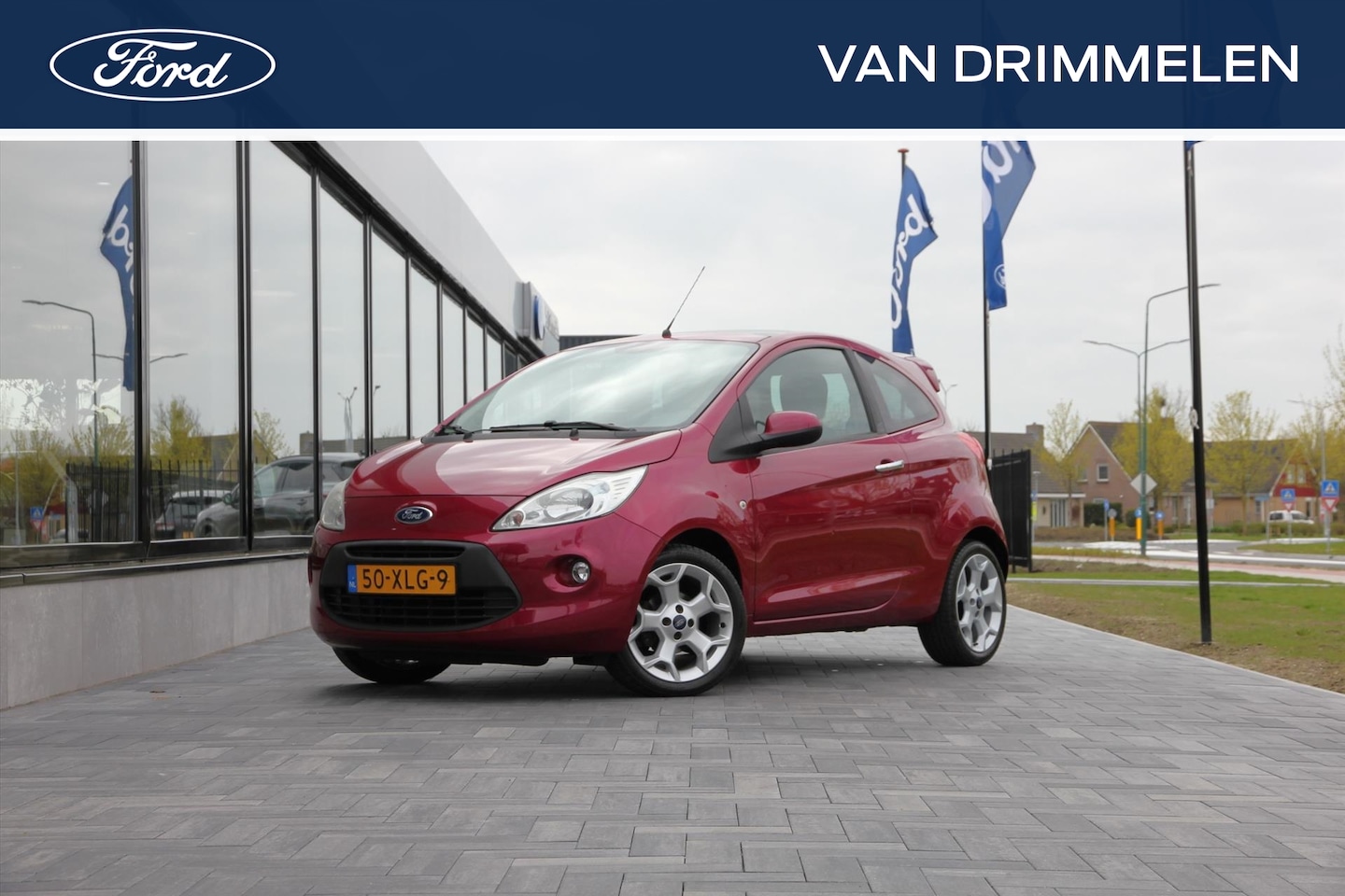 Ford Ka - 1.2 69pk Titanium X | Panorama dak | Dealer onderhouden - AutoWereld.nl
