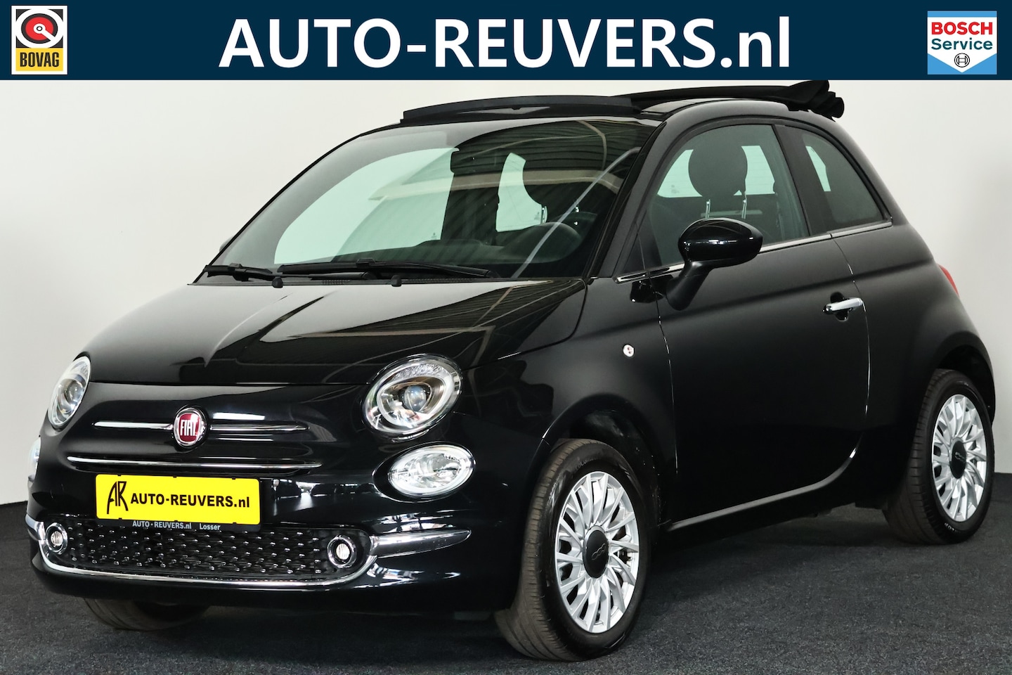 Fiat 500 C - 1.0 Hybrid / Opendak / Cruisecontrol / Clima / DAB - AutoWereld.nl