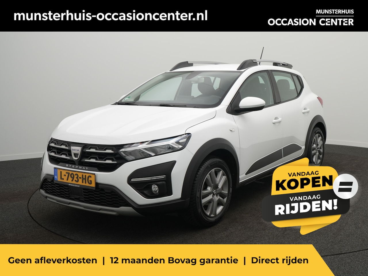 Dacia Sandero Stepway - TCe 100 Bi-Fuel Essential - RIJKLAARPRIJS - LPG G3 - Trekhaak - All Seasonbanden - Cruise - AutoWereld.nl