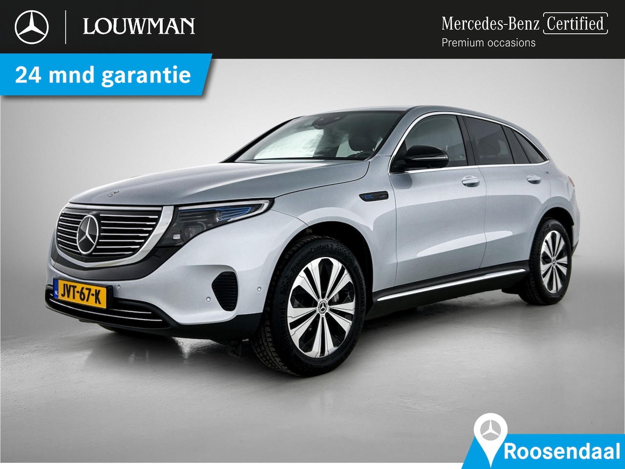 Mercedes-Benz EQC - 400 4-MATIC Electric Art 80 kWh | Trekhaak | Distronic |  360° Camera | Alarm | Keyless Go - AutoWereld.nl