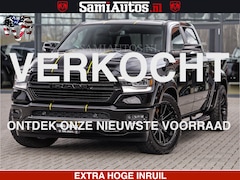 Dodge Ram 1500 - HULK | 5.7 V8 | STRIPING | LUCHT VERING | LARAMIE SPORT BLACK ON BLACK | MEGA DIK | CREW C