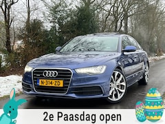 Audi A6 - 3.0 TFSI quattro S-Line | Schuif/Kanteldak + Lederbekleding + Camera + Cruise + Clima Nu €