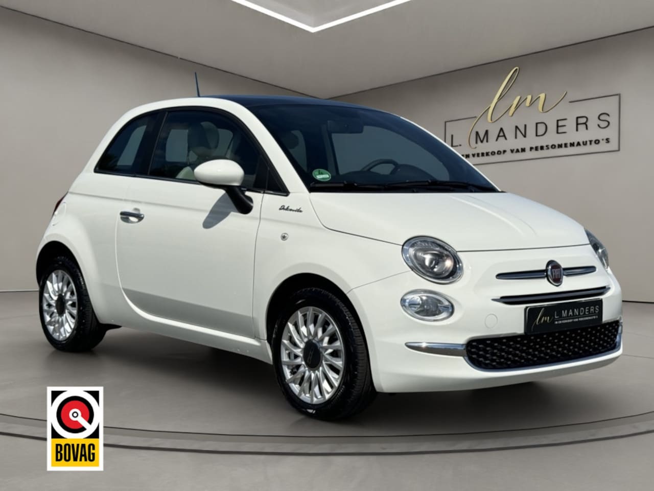 Fiat 500 - 1.0 Hybrid Dolcevita 2021 WIT | Apple CarPlay | Panoramadak | Ai - AutoWereld.nl