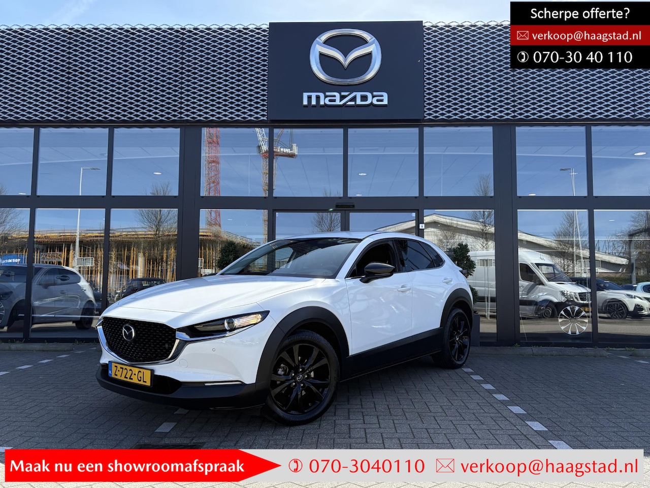 Mazda CX-30 - 2.0 e-SkyActiv-G M Hybrid Homura Dealer onderhouden / 1e eigenaar / BTW auto - AutoWereld.nl
