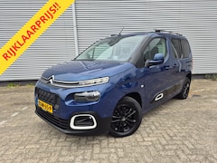Citroën Berlingo - 1.2 PureTech Shine Automaat, Panorama, camera, Navigatie/Carplay/Android, Trekhaak, Stoelv