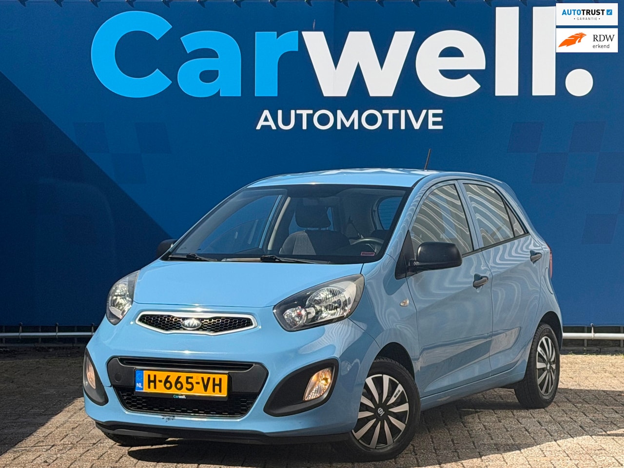 Kia Picanto - 1.0 CVVT |Airco|Navi|Bleutooth|ElektrischeRamen|PDC| - AutoWereld.nl