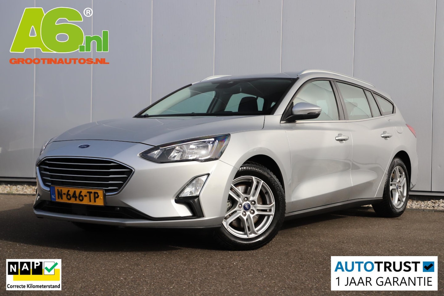 Ford Focus Wagon - 1.0 EcoBoost Trend Edition Business 101PK Navigatie Achteruitrijcamera 16 inch LMV Carplay - AutoWereld.nl