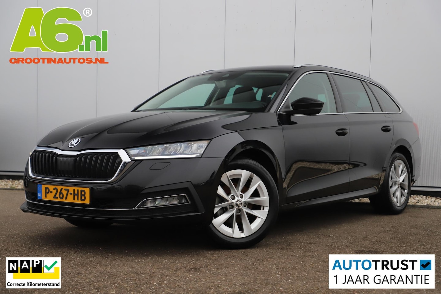 Skoda Octavia Combi - 1.0 TSI Business Edition Plus Leder Trekhaak Virtual Cockpit Navigatie Carplay Android Cli - AutoWereld.nl