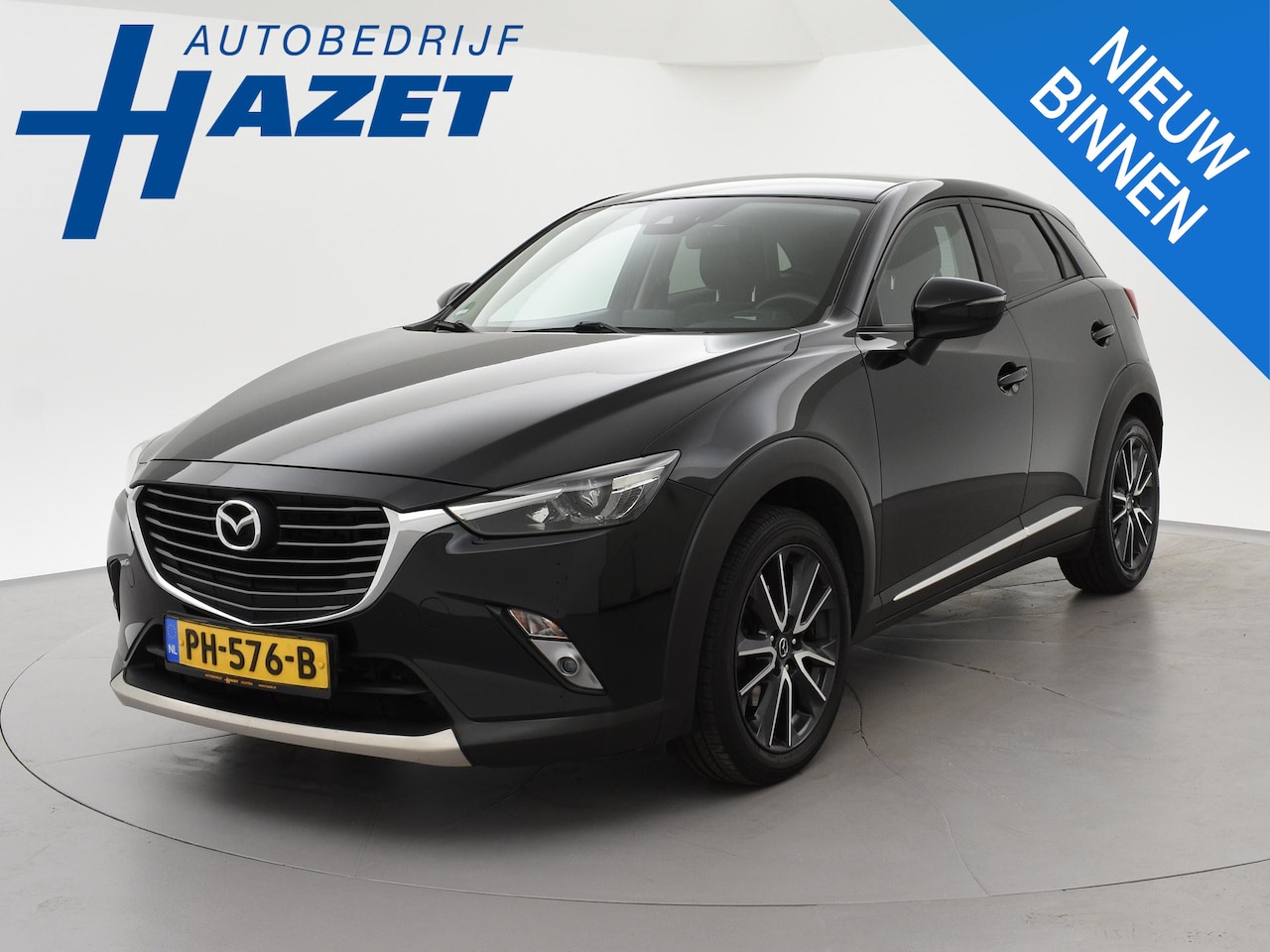 Mazda CX-3 - 2.0 SKY-ACTIV-G 120 GT + LEDER | TREKHAAK | CAMERA | HEAD-UP | CARPLAY | STOELVERW. | LED - AutoWereld.nl
