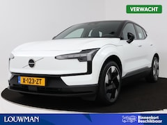 Volvo EX30 - Single Motor Extended Range Plus 69 kWh WLTP actieradius: ± 476 km Laadtijd AC van 0% tot