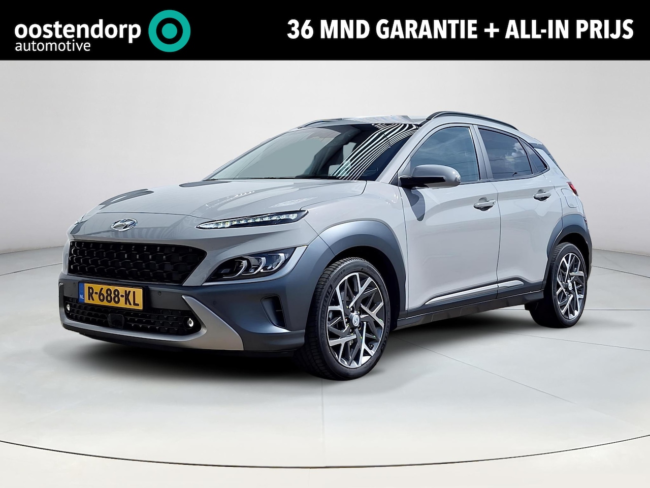 Hyundai Kona - 1.6 GDI HEV Premium | Stoelverwarming & ventilatie | Stuurwielverwarming | Achteruitrijcam - AutoWereld.nl