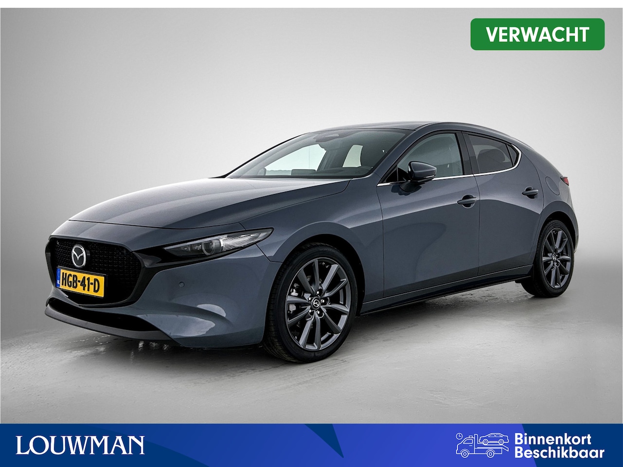 Mazda 3 - 2.5 e-SkyActiv-G M Hybrid 140 Centre-line WORDT VERWACHT Locatie Mazda RIJEN Adres: Parall - AutoWereld.nl