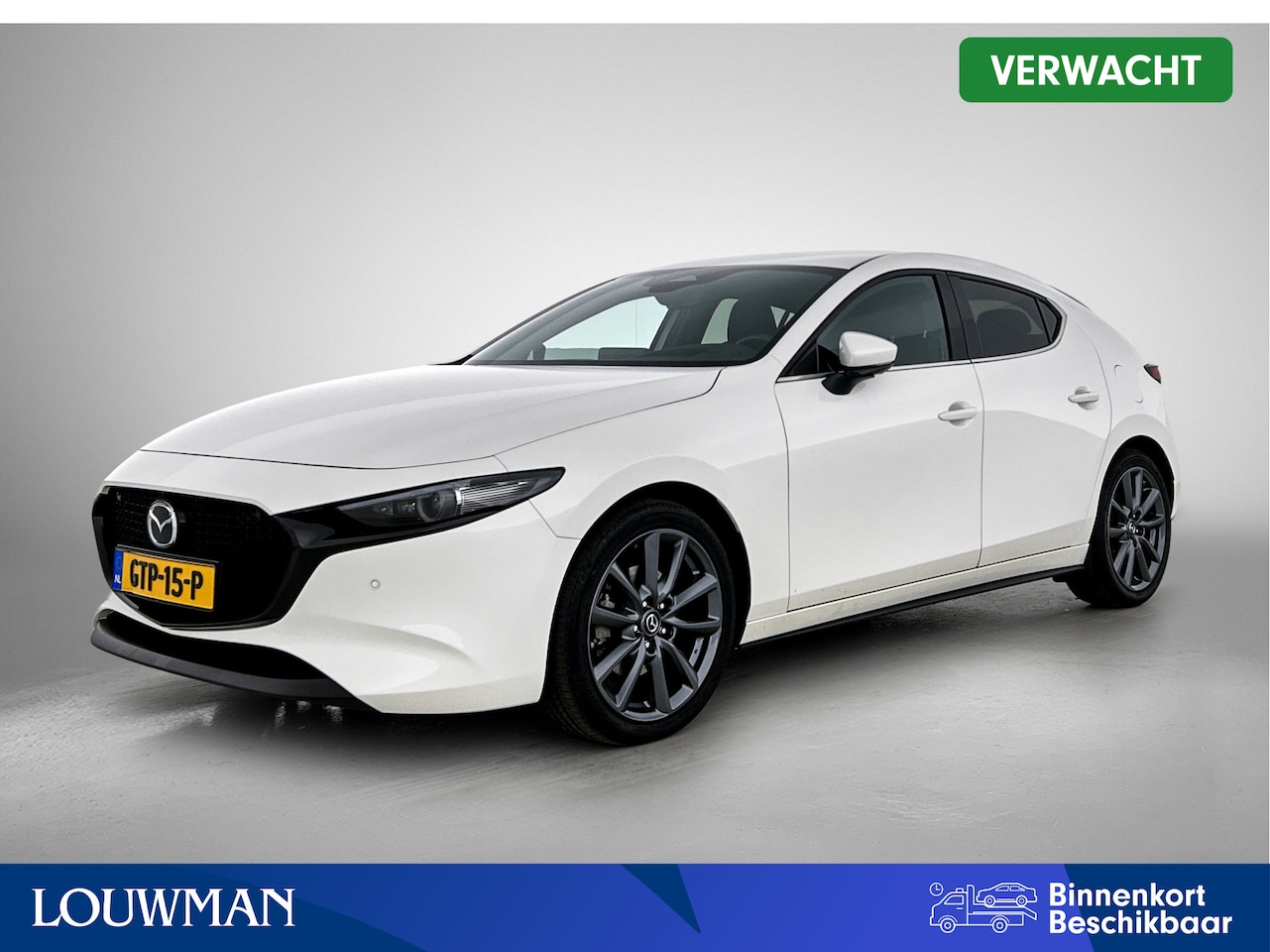 Mazda 3 - 2.0 e-SkyActiv-G M Hybrid 122 Exclusive-line WORDT VERWACHT Locatie Mazda RIJEN Adres: Par - AutoWereld.nl