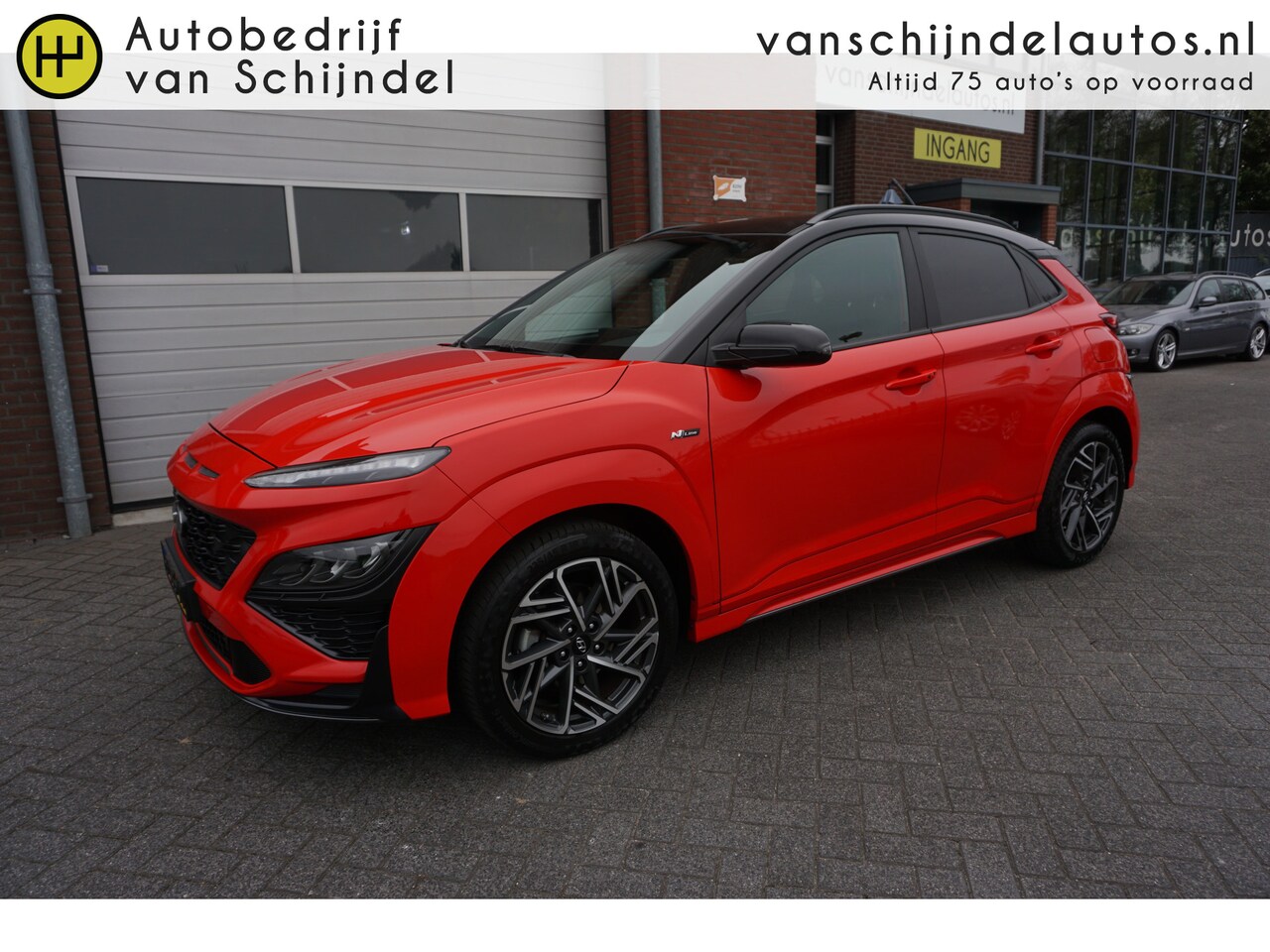 Hyundai Kona - 1.0 T-GDI N LINE KEURIGE NETTE STAAT! ORIGINEEL NL! DEALER ONDERHOUDEN! CAMERA STOELKOELIN - AutoWereld.nl