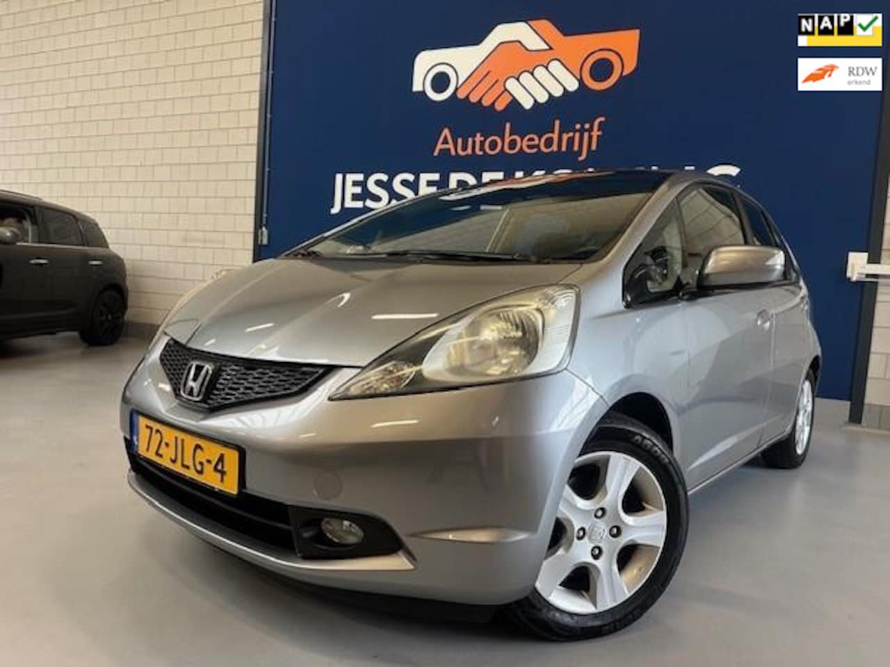 Honda Jazz - 1.4 Elegance automaat/ bj.2009/ kleur:grijs/climate/sportvelgen/cruise control / PDC/etc.A - AutoWereld.nl