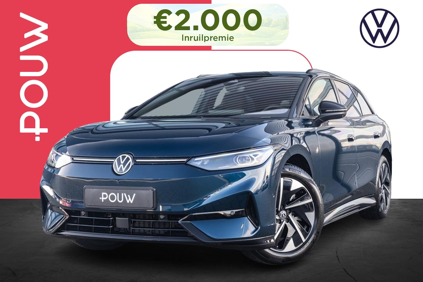 Volkswagen ID.7 Tourer - 286pk Limited Edition 77 kWh | Trekhaak | 19 Inch Velgen - AutoWereld.nl