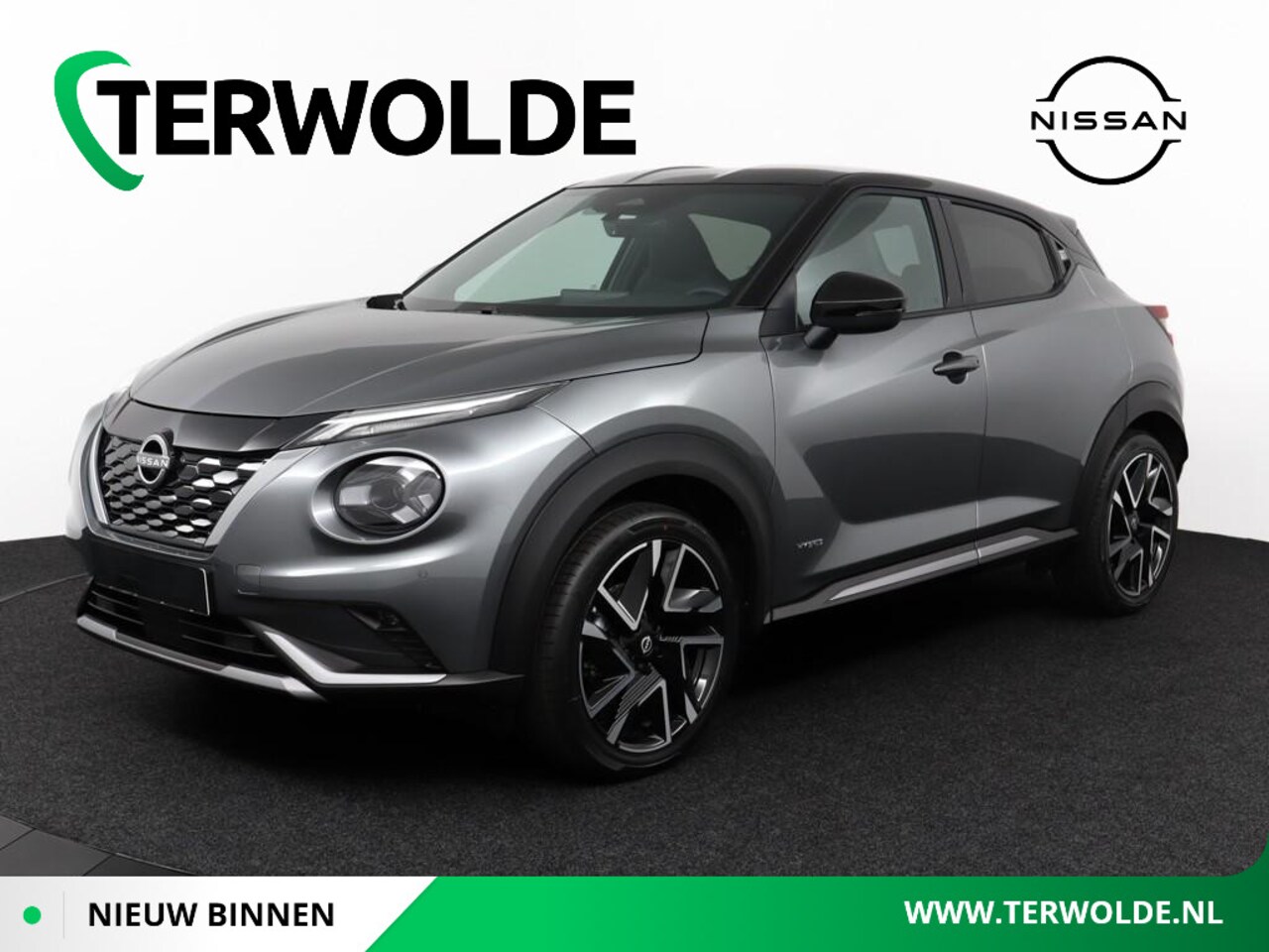 Nissan Juke - 1.6 Hybrid N-Design | €7.580 PAASVOORDEEL! | Stoel, stuur verwarming | 360 camera | Adapti - AutoWereld.nl