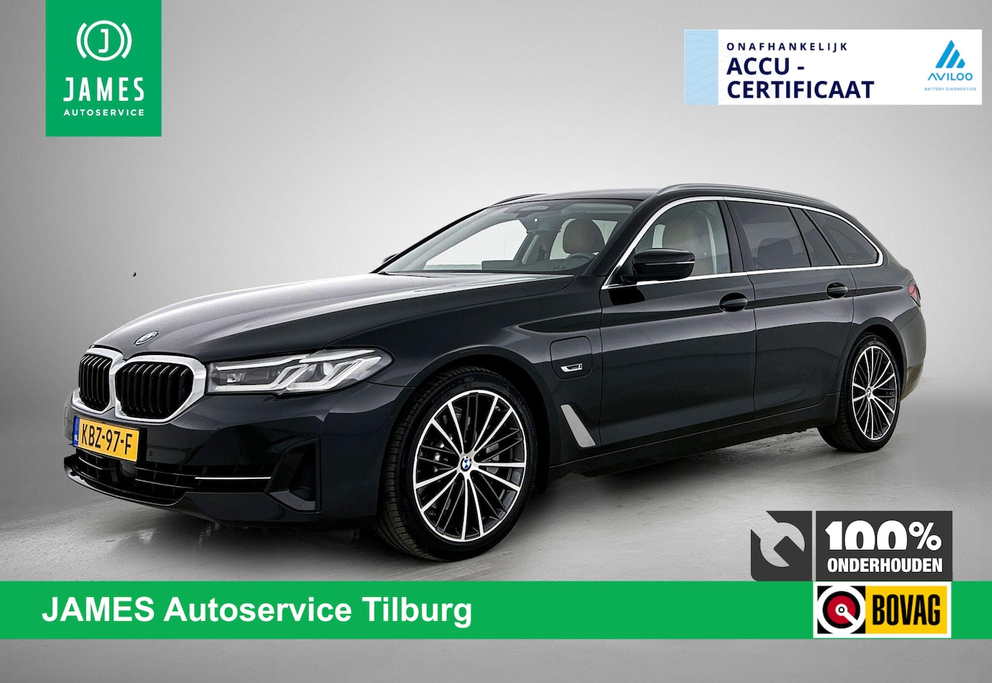 BMW 5-serie - 530e Business Edition Plus CAMERA | NAVI & CARPLAY | AD-CRUISE | TREKHAAK - AutoWereld.nl