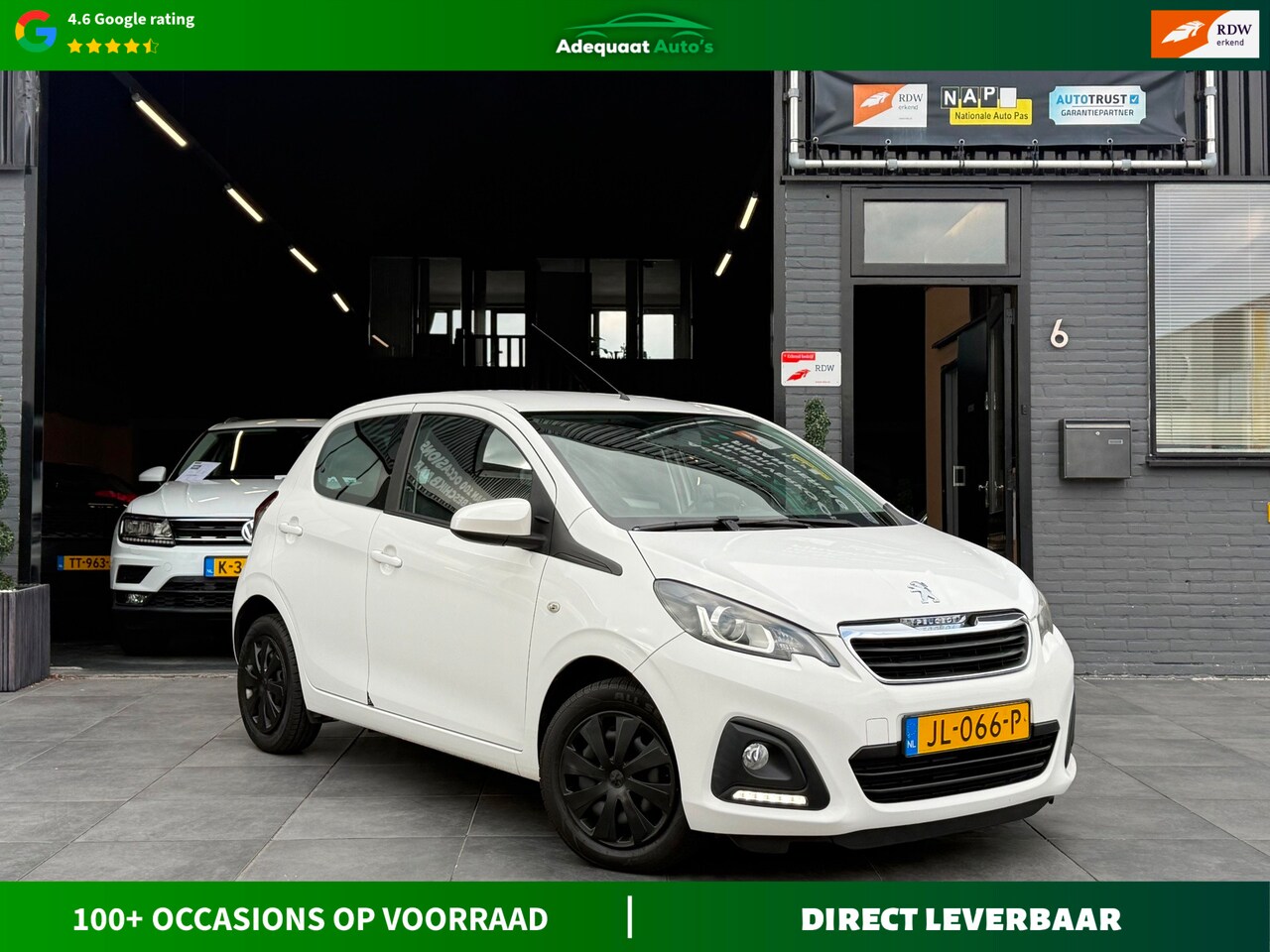 Peugeot 108 - 1.0 e-VTi Active|APK|NAP|Airco|5DR|Bleuthoot - AutoWereld.nl