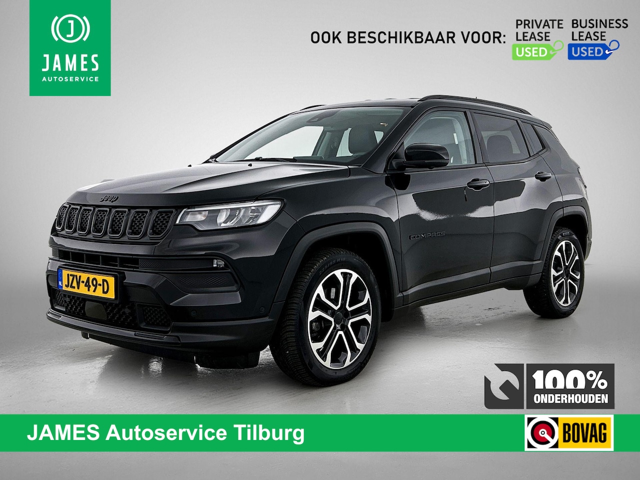Jeep Compass - 1.5T e-Hybrid Limited 360° CAMERA | AD-CRUISE | 1/2 LEER | ALL-SEASON - AutoWereld.nl