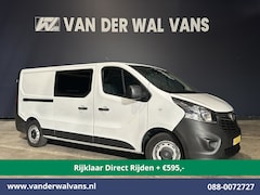 Opel Vivaro - 1.6 CDTI 122pk L2H1 *Rijklaar Direct Rijden* Dubbele Cabine Euro6 Airco | Camera | Trekhaa