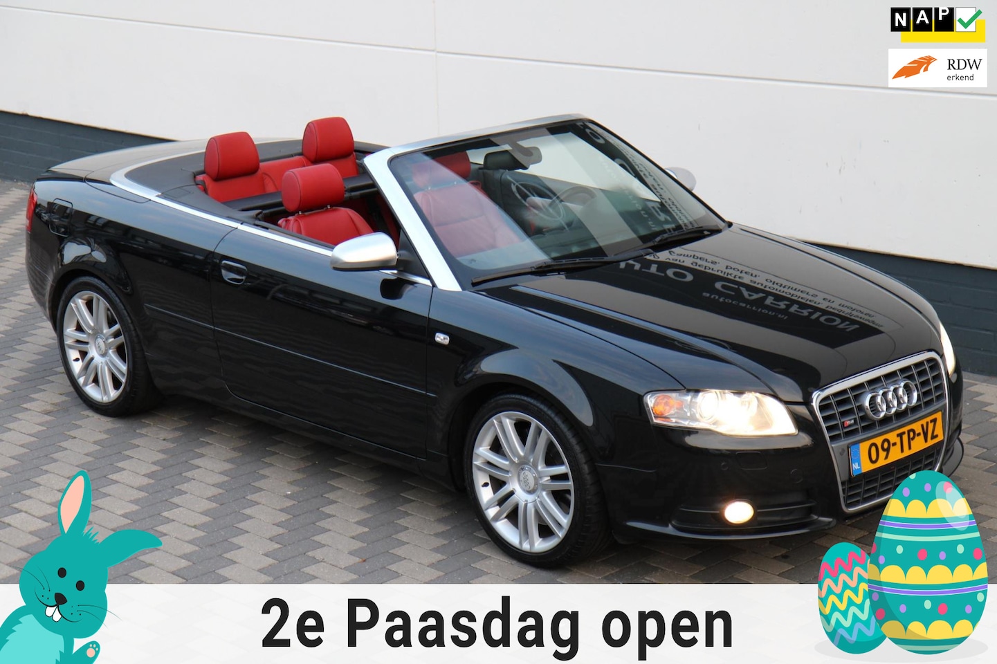 Audi A4 Cabriolet - 4.2 V8 S4 quattro Navi Cruise Leder Xenon - AutoWereld.nl