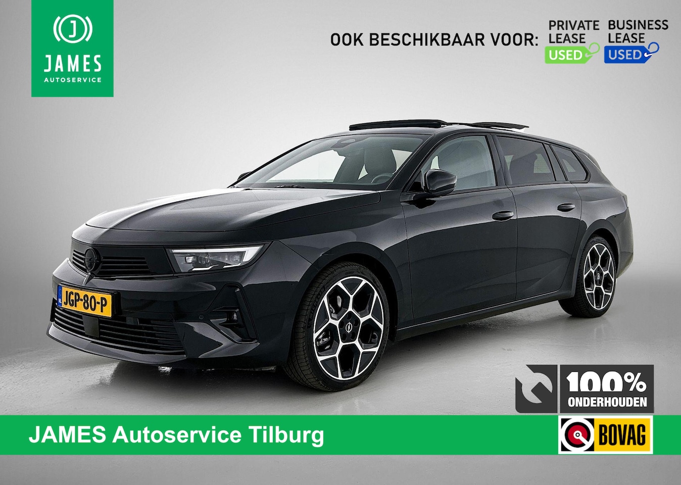 Opel Astra Sports Tourer - 1.2T 130PK Ultimate PANO | HEAD-UP | AD-CRUISE | LED | CARPLAY - AutoWereld.nl