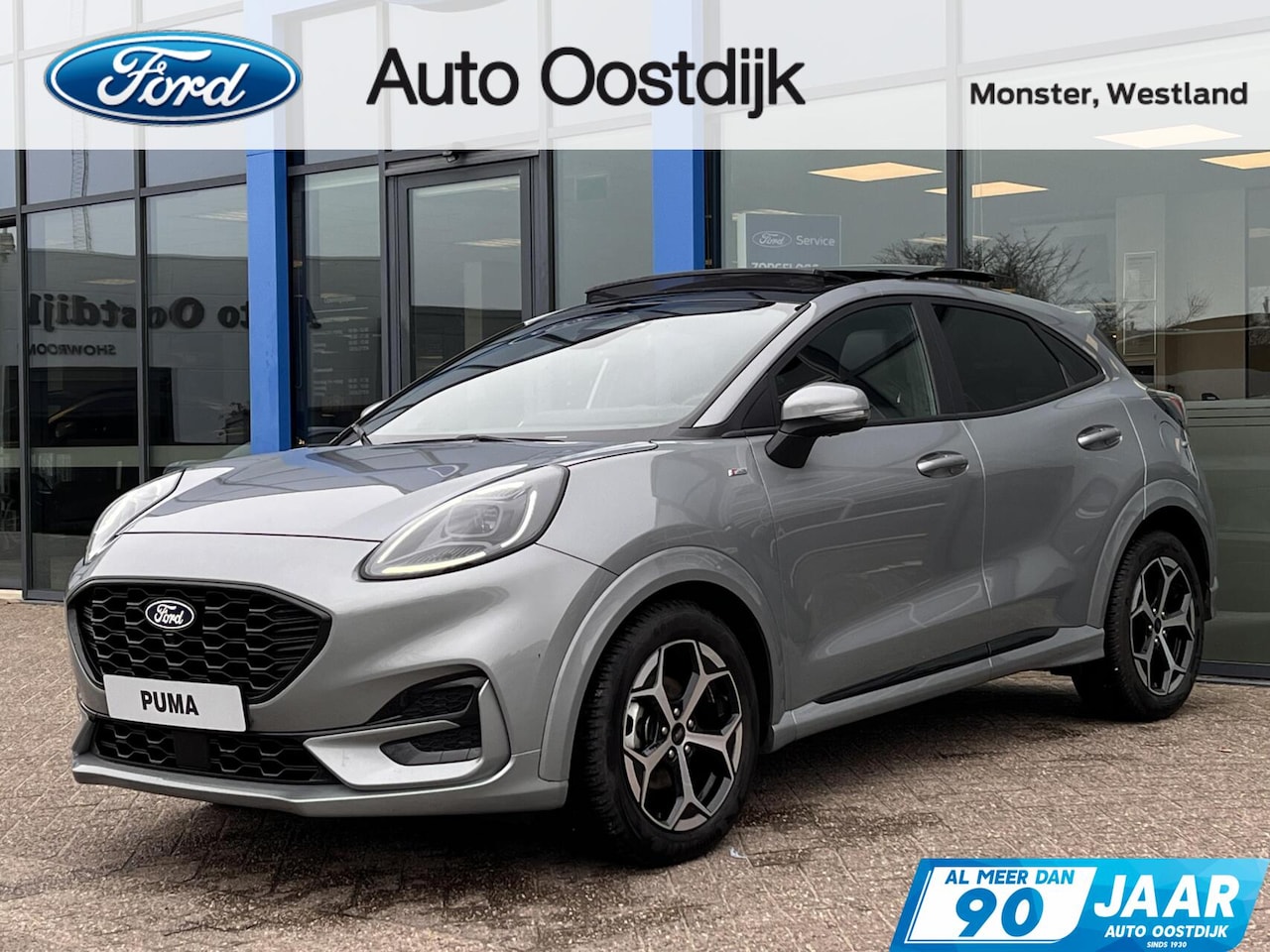 Ford Puma - 1.0 EcoBoost Hybrid ST-Line X 155PK Automaat Panodak Winterpack Camera Cruise Navi B&O Cli - AutoWereld.nl