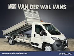 Peugeot Boxer - 2.2 BlueHDi 140pk Kipper Open Laadbak Euro6 Bijrijdersbank Bluetooth telefoonvoorbereiding