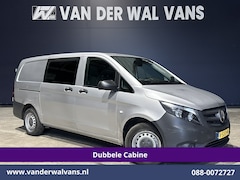 Mercedes-Benz Vito - 111CDI L2H1 Dubbele Cabine Euro6 Airco | 6-Zits | Camera | Trekhaak | Bijrijdersbank, Blue